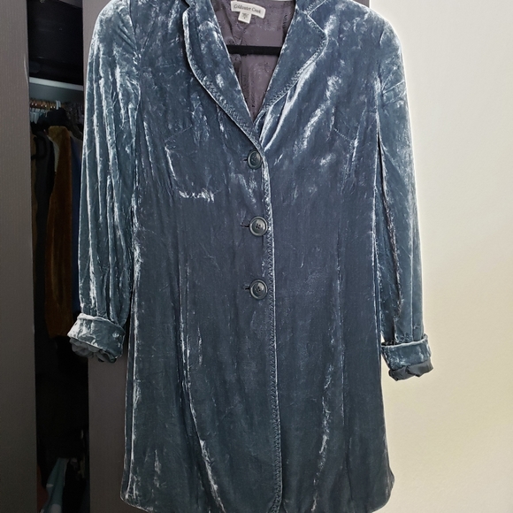Coldwater Creek velvet jacket - Picture 2 of 4
